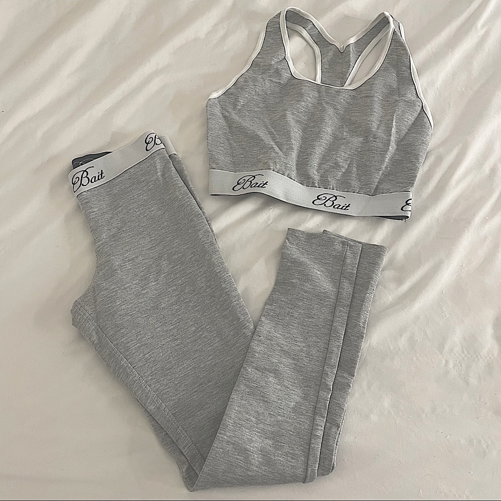 BAIT lounge heather grey 2 Piece Set (S)